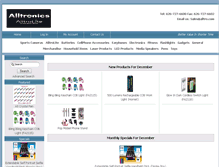 Tablet Screenshot of alltronicsusa.com